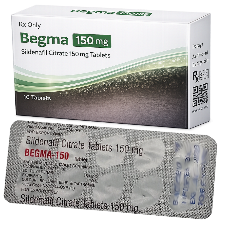 Begma 150mg : cena za 2 balenia - 20ks tablet