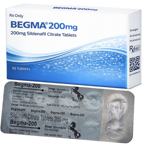Begma 200mg Extra: cena za 2 balenia - 20ks tablet