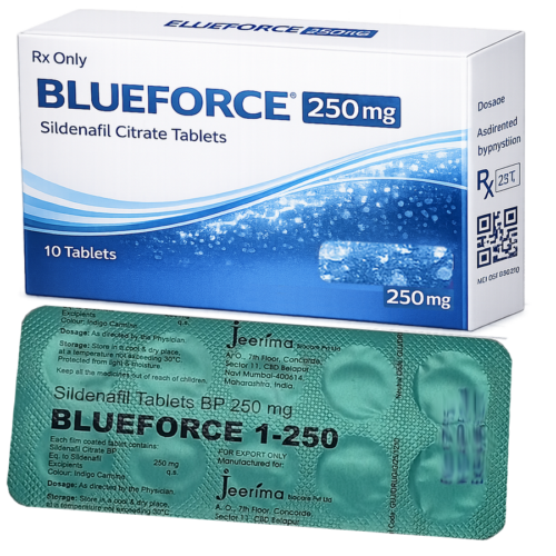 Blueforce 1 – 250mg : cena za 2 balenia - 20ks tablet