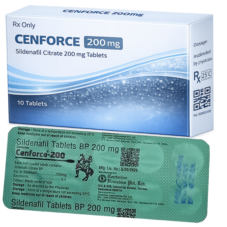 Cenforce 200mg : cena za 2 balenia - 20ks tablet