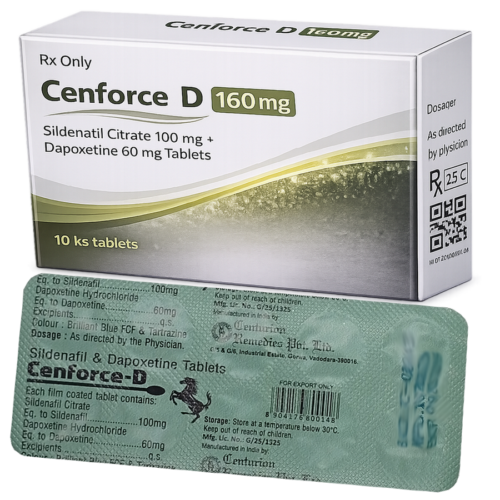 Cenforce D 160mg : cena za 2 balenia - 20ks tablet
