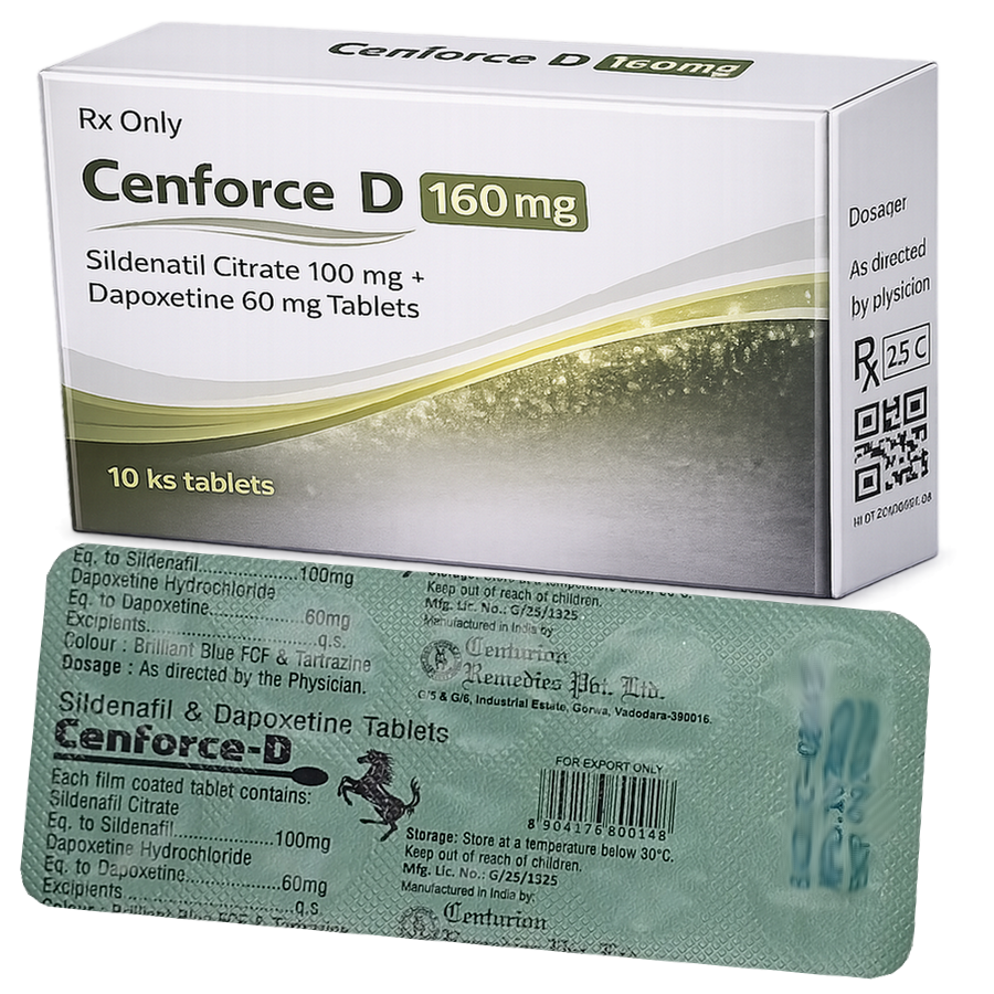 Cenforce D 160mg : cena za 2 balenia - 20ks tablet