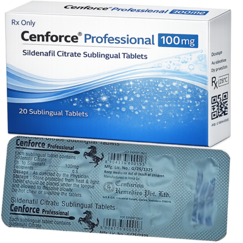 Cenforce 100mg Sublingválne tablety : cena za 2 balenia - 20ks tablet