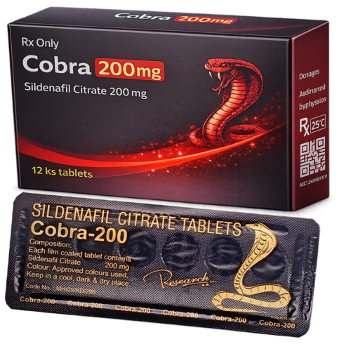 Cobra 200mg Vega extra : cena za 2 balenia - 12ks tablet