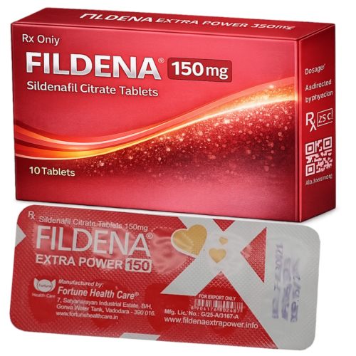 Fildena Extra Power 150mg : cena za 2 balenia - 20ks tablet