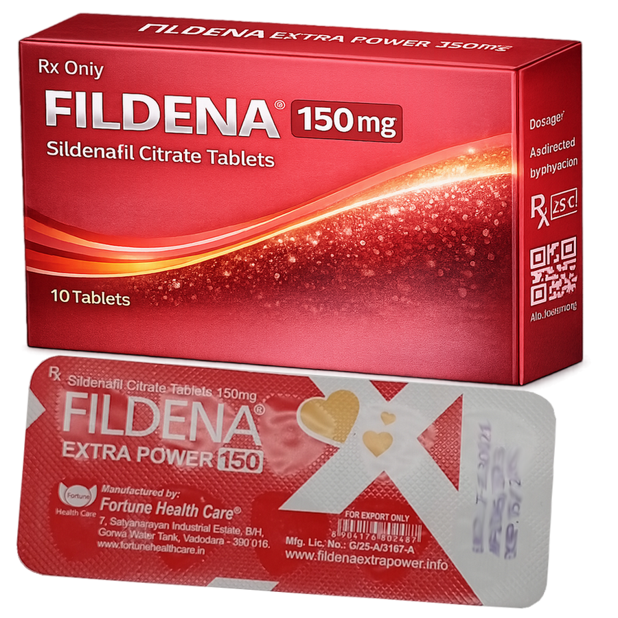 Fildena Extra Power 150mg : cena za 2 balenia - 20ks tablet