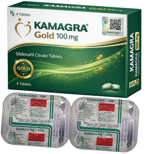 Kamagra Gold 100mg : cena za 4 balenia - 16ks tablet