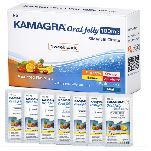Kamagra Oral Jelly 100mg : cena za 2 balenia - 14ks sačkov