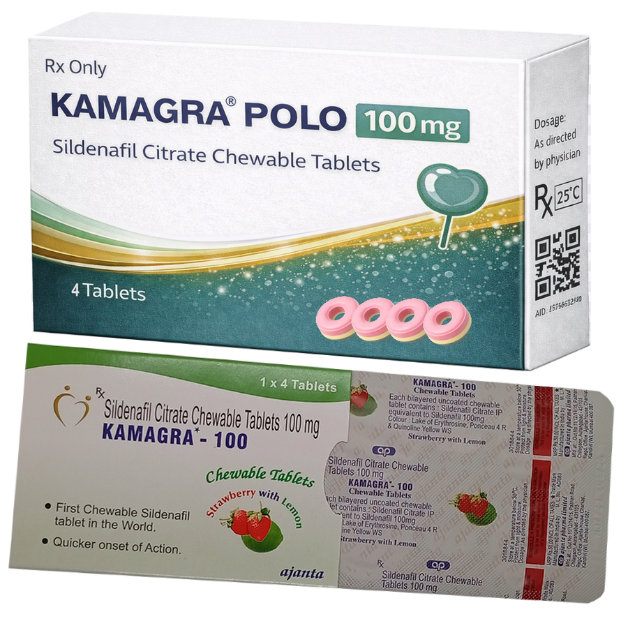 Kamagra Polo 100mg : cena za 2 balenia - 8ks tablet