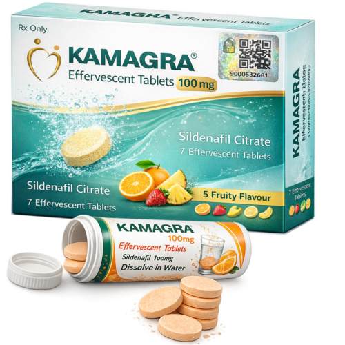 Kamagra 100mg šumivé tablety : cena za 2 balenia - 14ks tablet