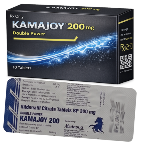 Kamajoy 200mg Double Power : cena za 2 balenia - 20ks tablet