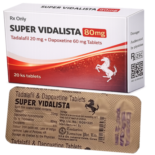 Super Vidalista 80mg : cena za 2 balenia - 20ks tablet