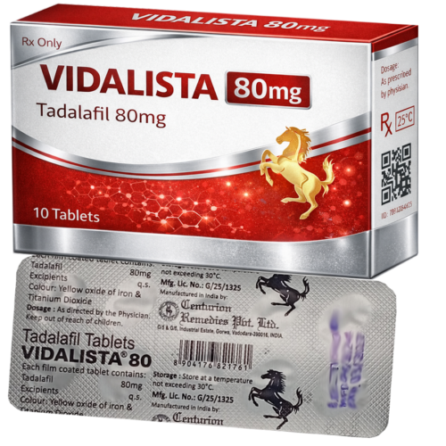 Vidalista 80mg Extra : cena za 2 balenia - 20ks tablet