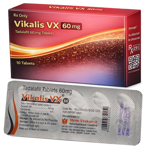 Vikalis VX 60mg : cena za 2 balenia - 20ks tablet