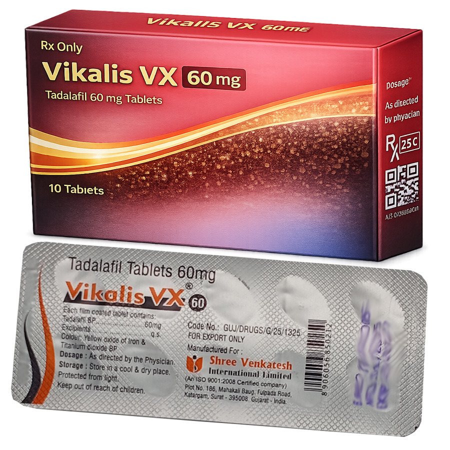 Vikalis VX 60mg : cena za 2 balenia - 20ks tablet
